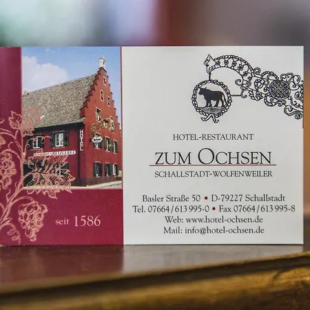 Hotel-restaurant Zum Ochsen Schallstadt